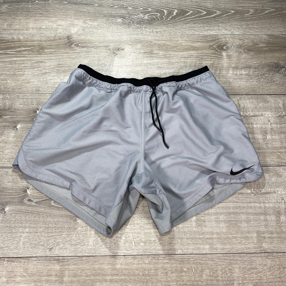 Nike Pro Dri-FIT Shorts Mens 2XL Gray Standard Fit Training Running CJ4997-073